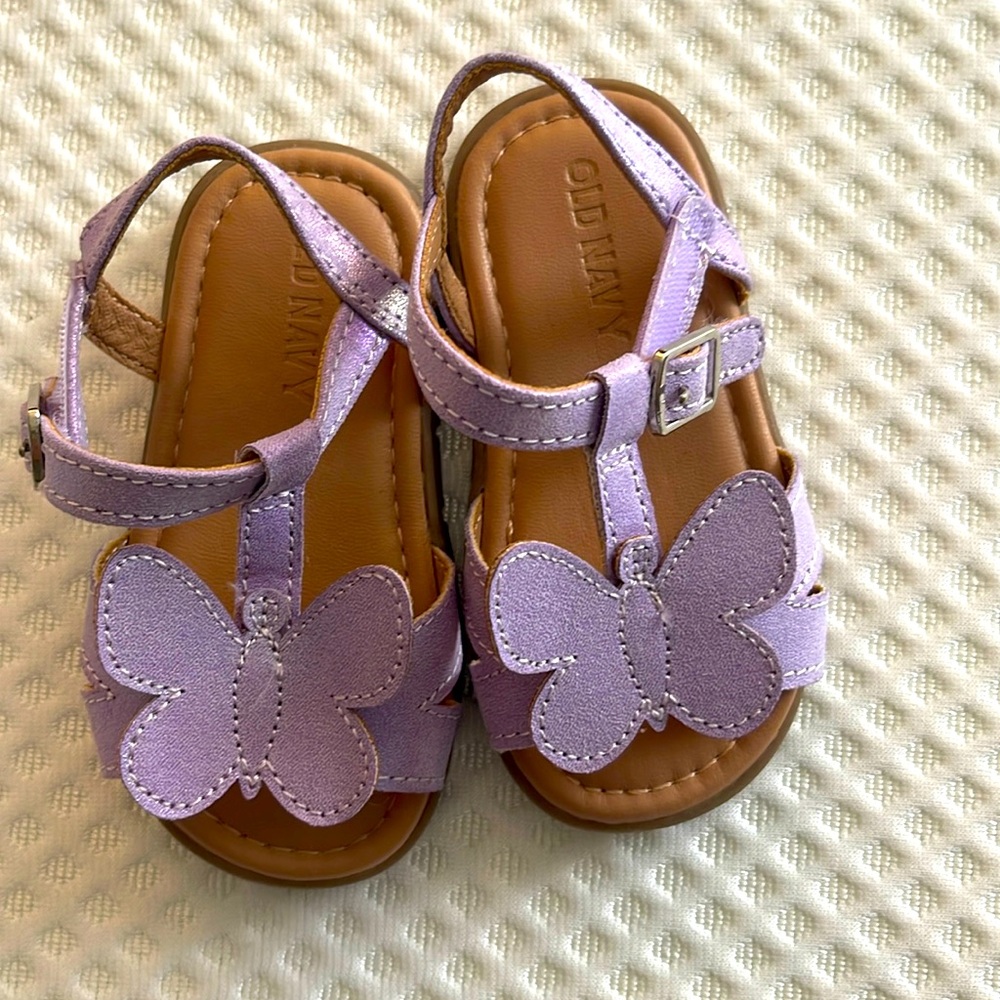 BABY GIRL OLD NAVY PLATFORM SANDALS